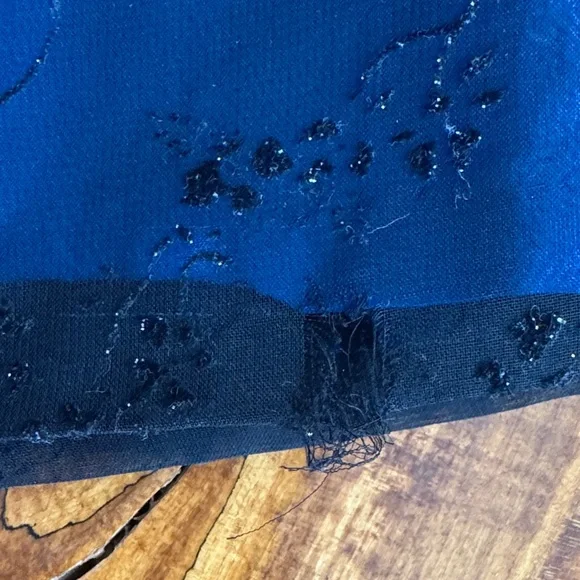 Elegant Blue evening wedding guest Dress gown - Picture 8 of 9